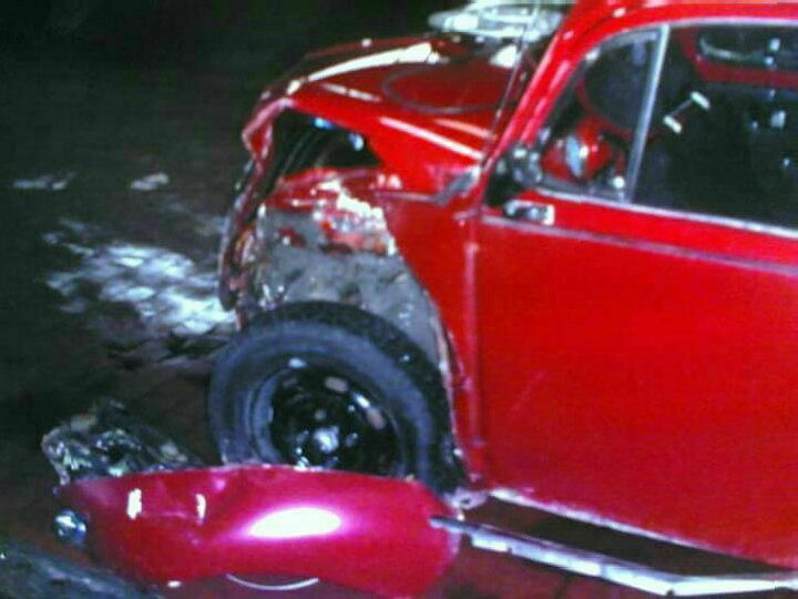 Düsteres Thema. Käfer bei Frontalcrash sicherer machen