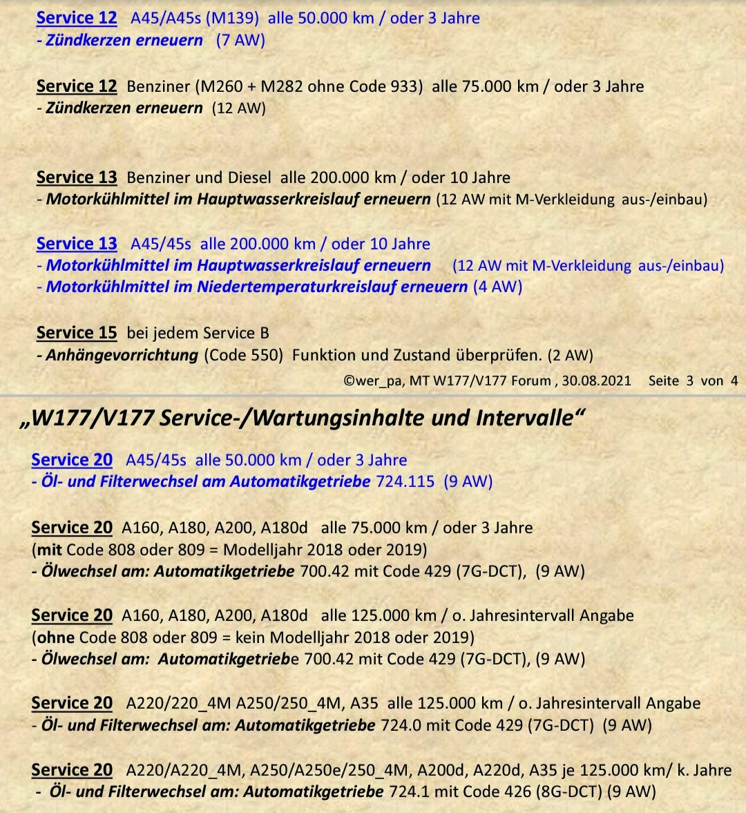 Inspektion Service A