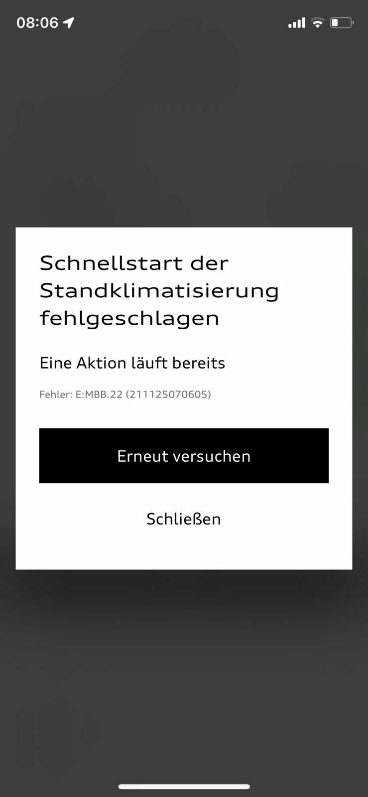 MyAudi funktioniert nicht Probleme mit App MMI Anmeldung