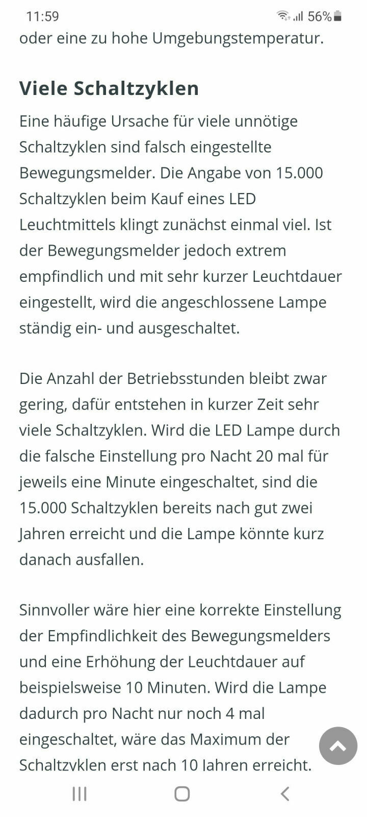 Start Stop Knopf klemmt etwas