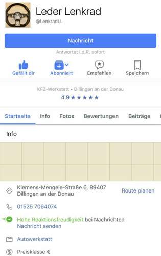 Leder Lenkrad aufbereiten