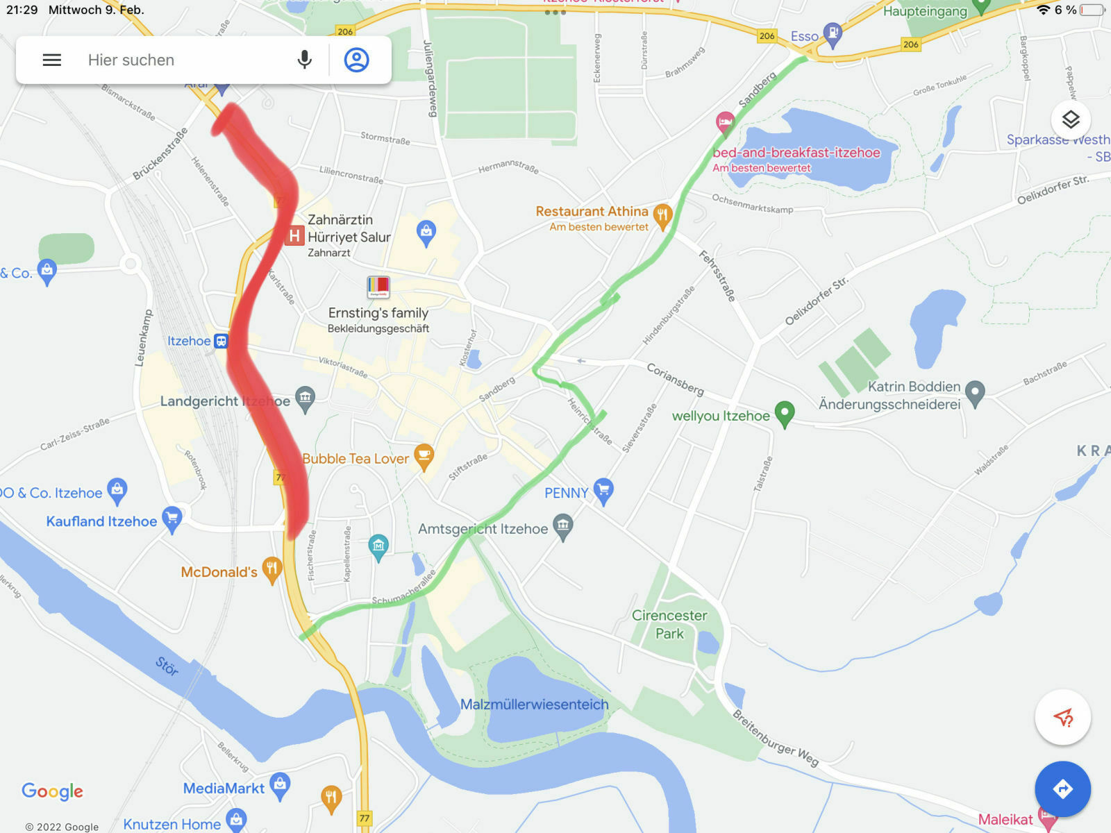 Der Schrottplatz - Spiegelsymmetrisch des Showrooms