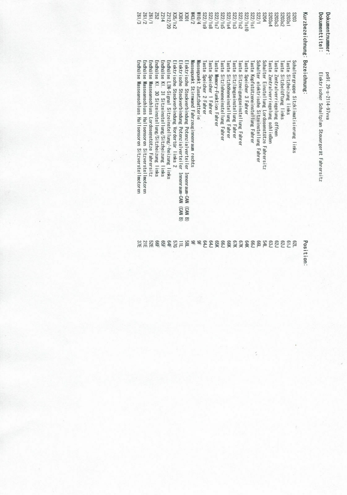 Steuergerät Sitzheizung