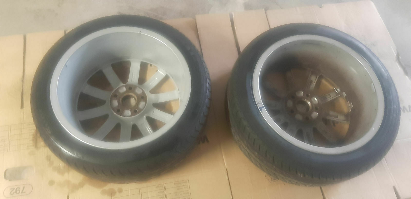 Gebrauchte Felgen gekauft, und gereinigt