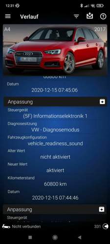 Das war/ist der verlauf