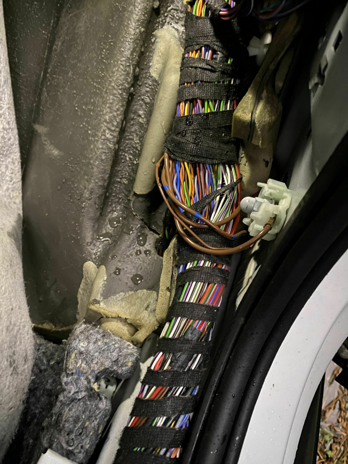 Wassereintritt im Fußraum des Beifahrers / an der Beifahrertür