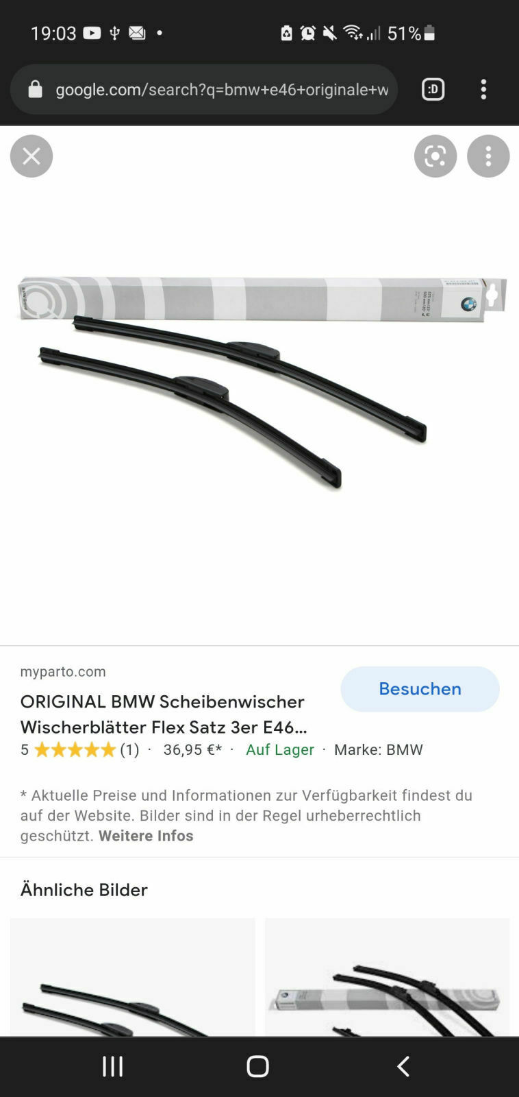 Nerviges Geräusch bei den Wiscchblättern bzw. Wischerarm