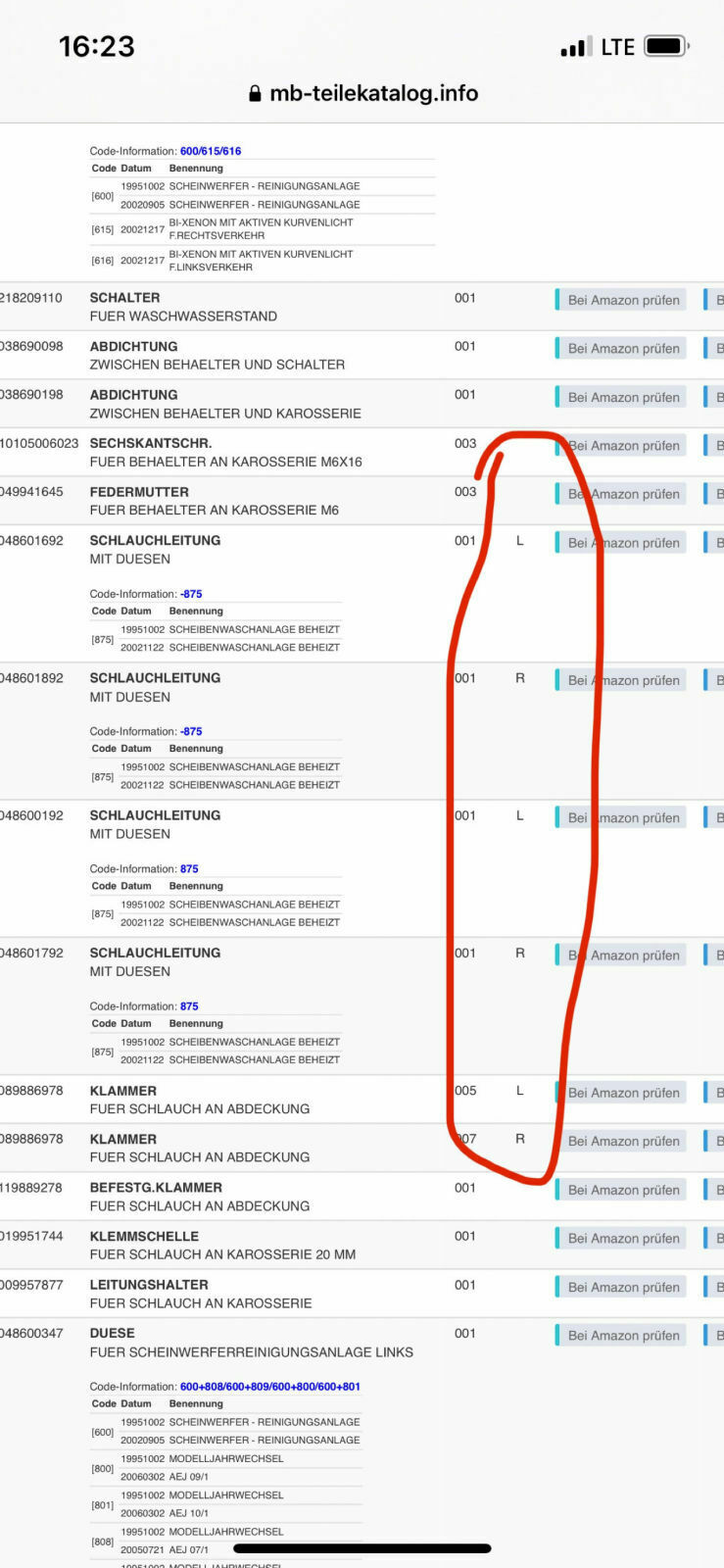 Scheibenwischer Problem