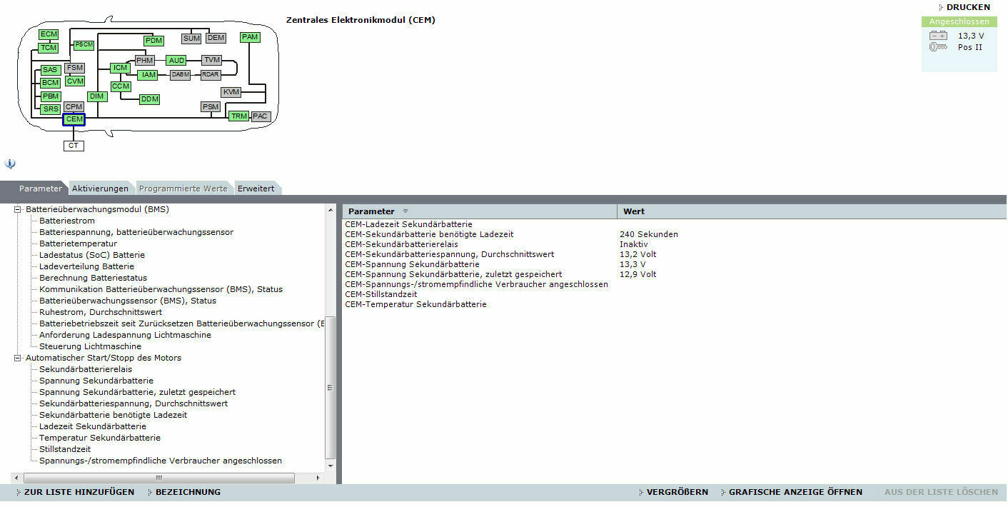 Flackerndes Tacho und Radio/Navi hängt