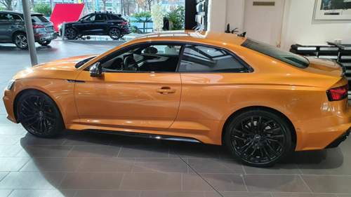 Beim Händler in der Ausstellung