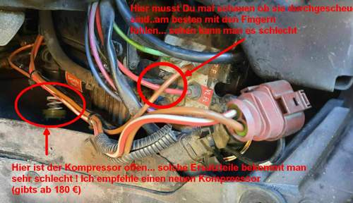 Kompressor defekt