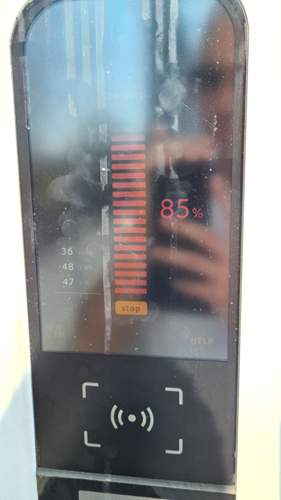 Ladung von 25 auf 85%