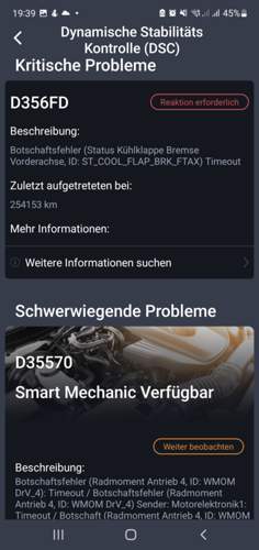 D356FD DSC Antrieb Gestört