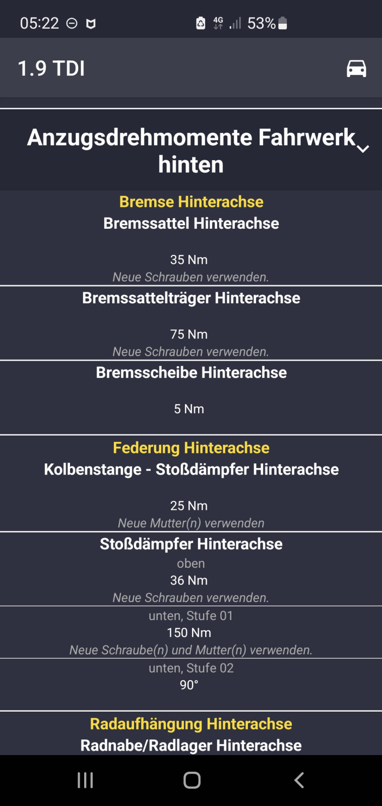 Verschleissgrenze Bremsbeläge