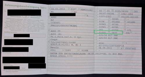 Anhängelasterhöhung Audi TT 8J3