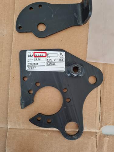 D-Wert zu AHK Set von GDW für Audi TT 8J