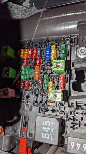 Foto Sicherungskasten Innenraum