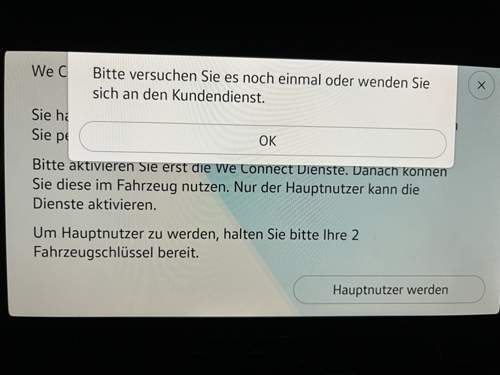 Fehlermeldung