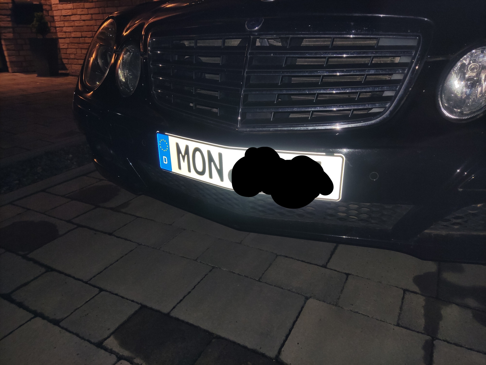 Frontstoßstange Kennzeichenhalterung entfernen