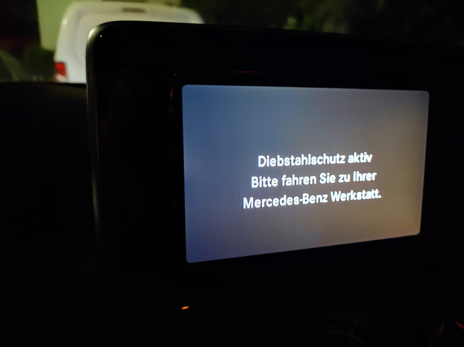 Diebstahlschutz aktiv