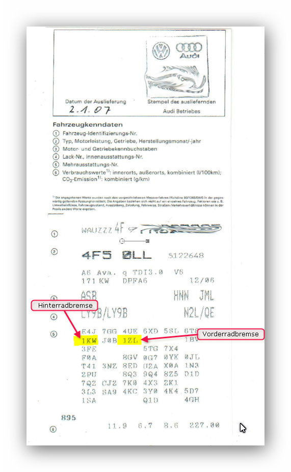 Bremsenwechsel Audi A6 - Preise und Fragen