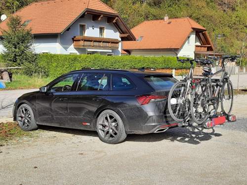 RS mit Fahrradträger