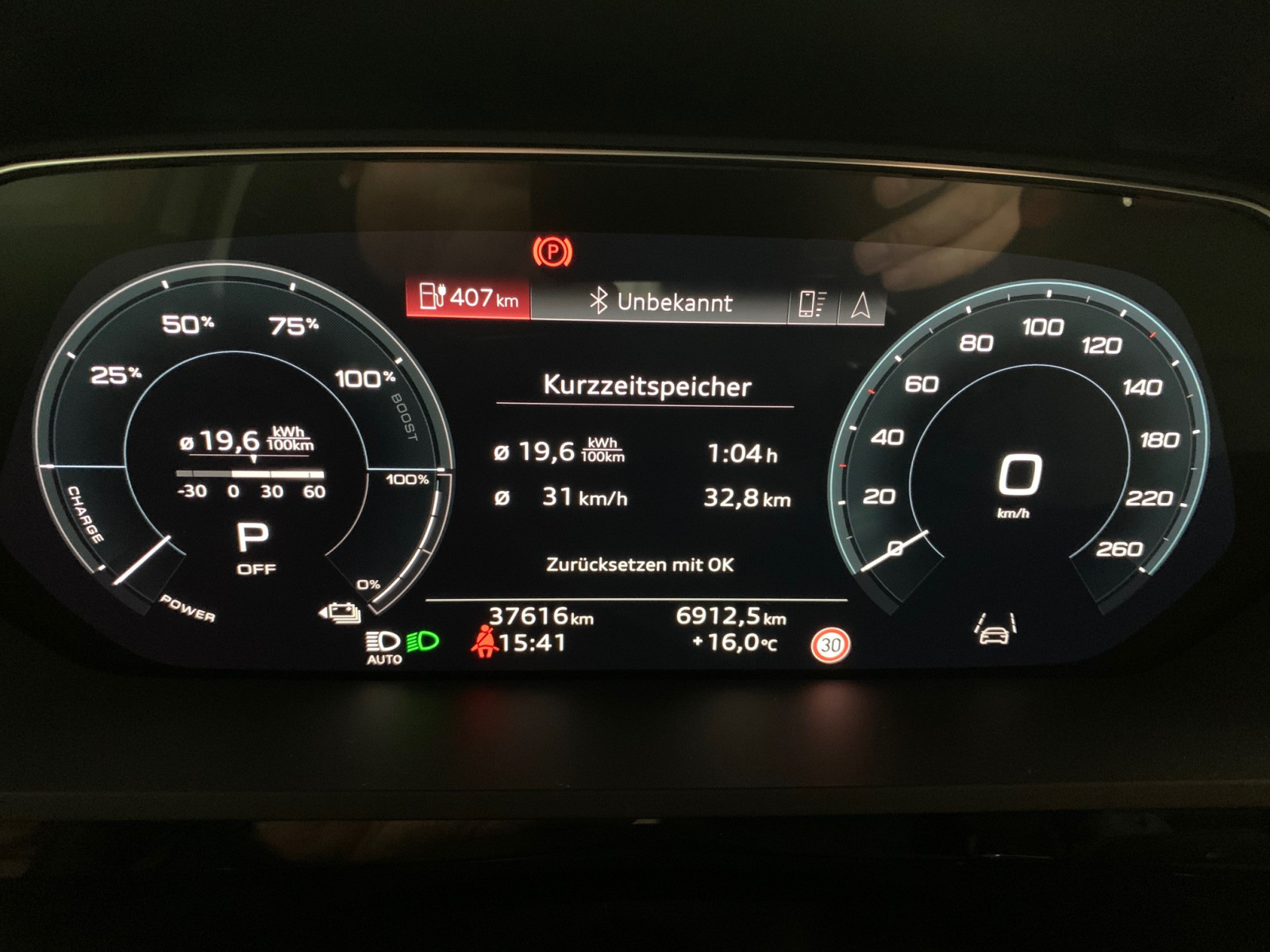 Realer Verbrauch (Q8) e-tron