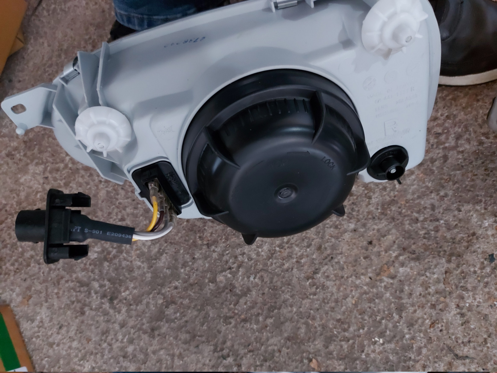 Scheinwerfer am Golf 3