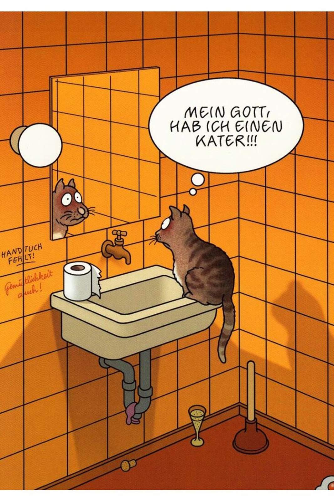 Postkartelustigkatzespruchkaterdefaultcategory Unser Lagerfeuer