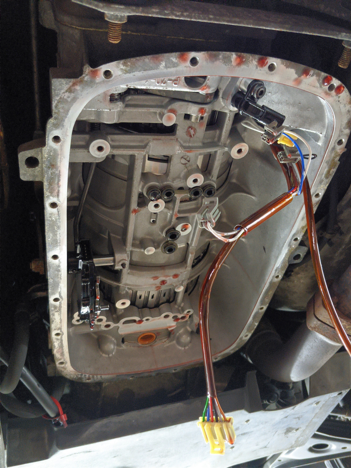 Opel Omega B 3.0 DTI 24V: Kleine Getriebewartung (GM 5L40-E)