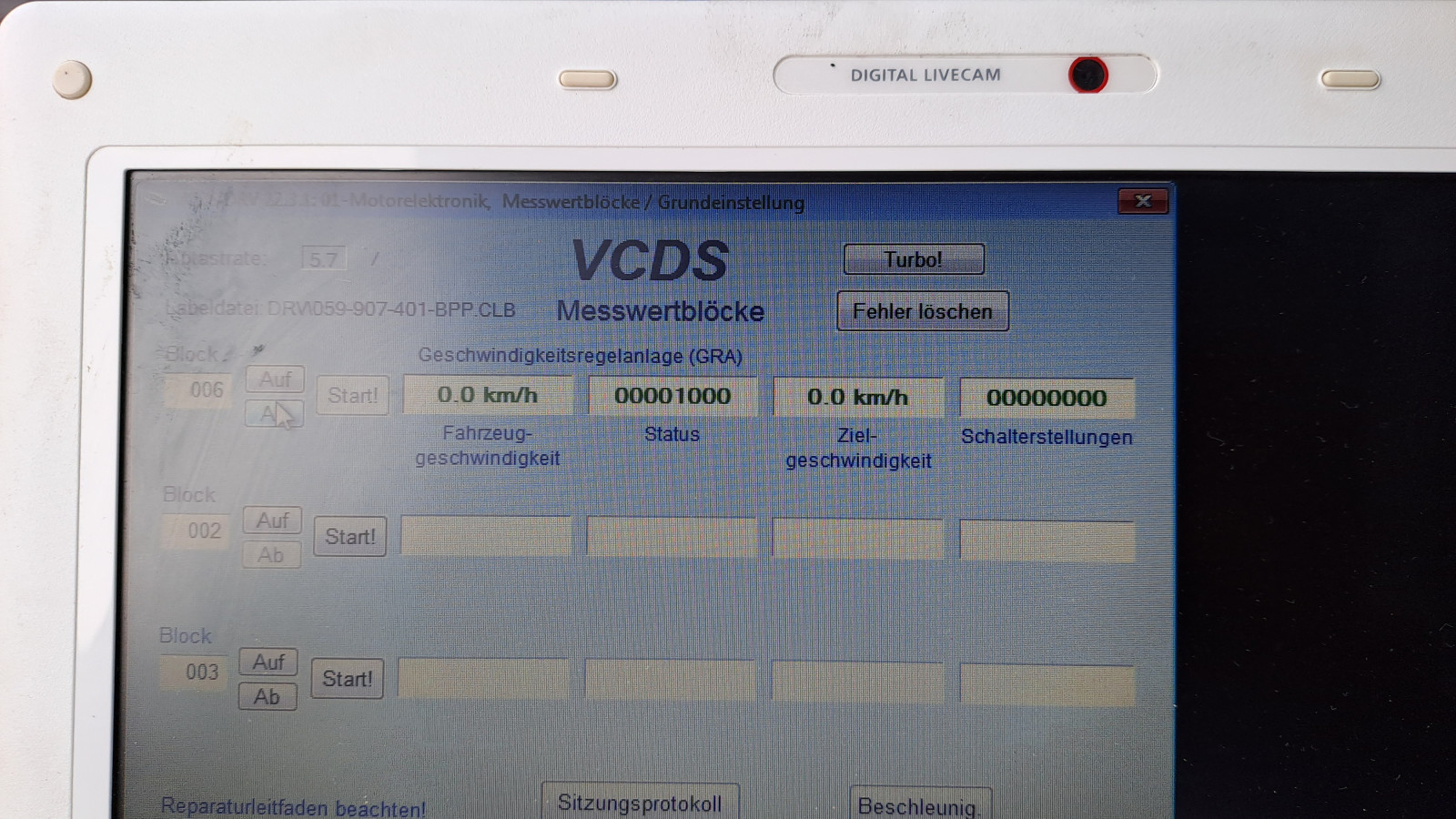 Audi A6 4F 2.7 TDi ist im Notlauf ohne Fehlermeldung