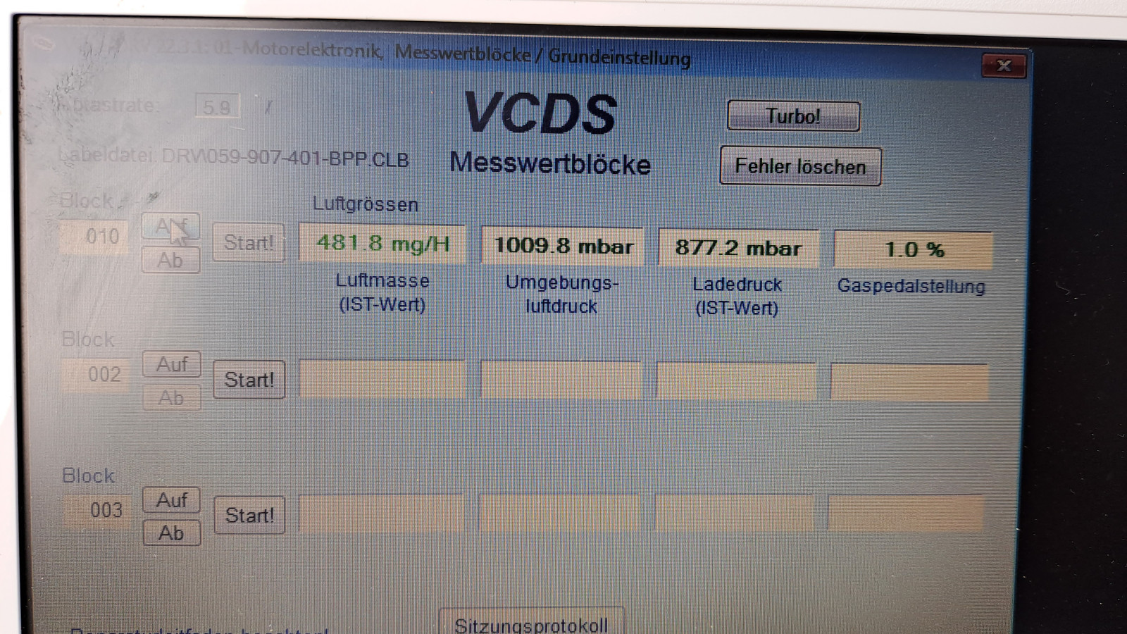 Audi A6 4F 2.7 TDi ist im Notlauf ohne Fehlermeldung