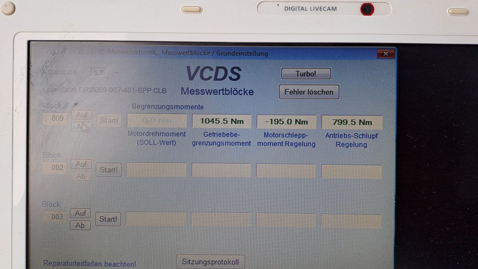 Audi A6 4F 2.7 TDi ist im Notlauf ohne Fehlermeldung