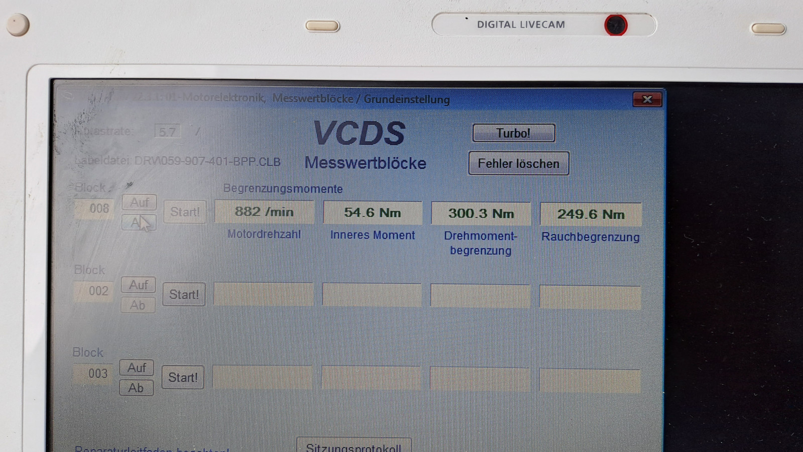 Audi A6 4F 2.7 TDi ist im Notlauf ohne Fehlermeldung