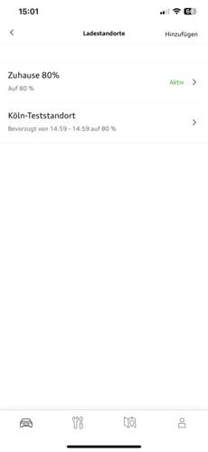 Neue App ladestandorte mit Timer