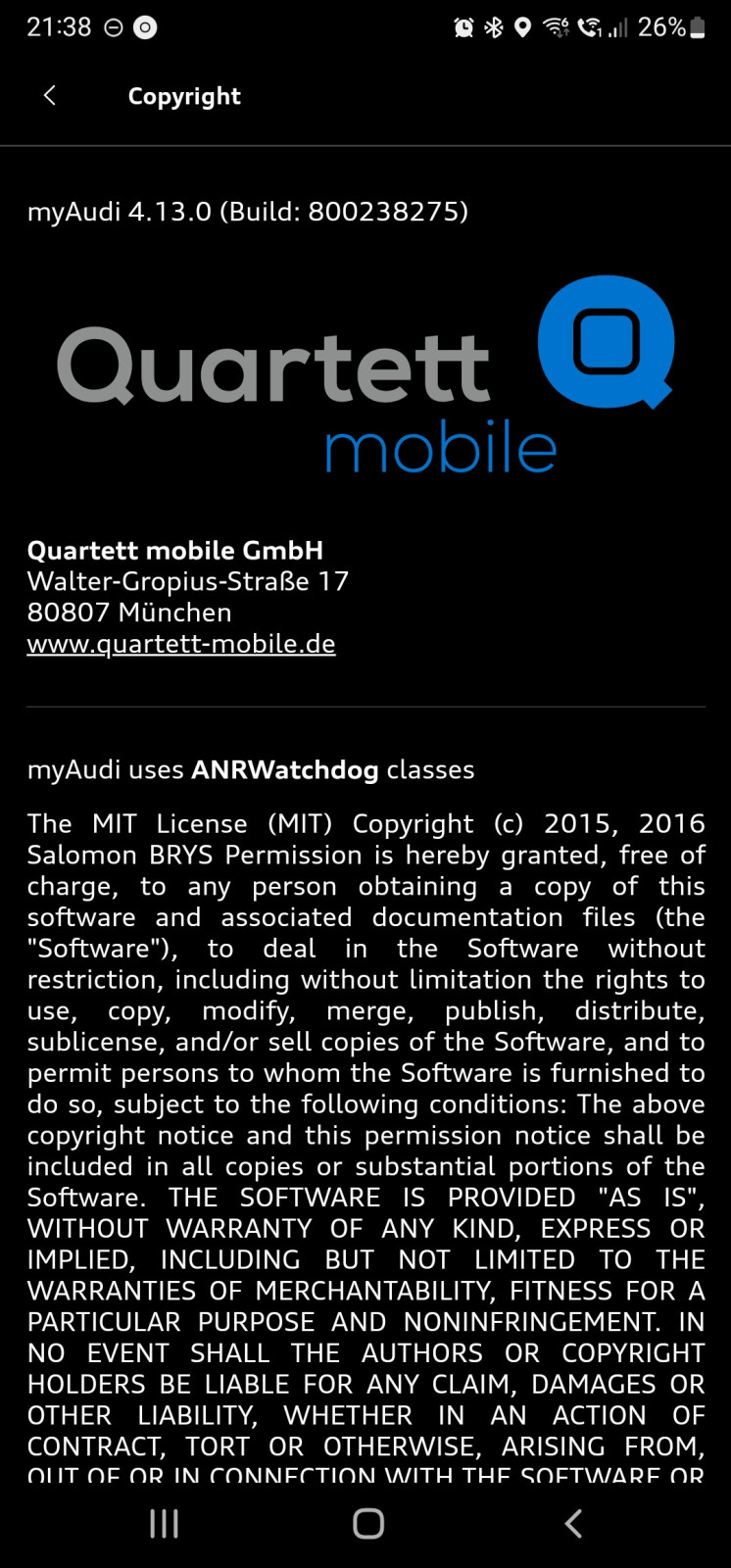 MyAudi App/Audi Connect Fehlermeldungen & Probleme