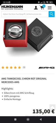 AMG Tankdeckel