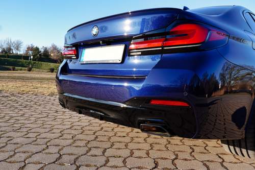 Diffusor schwarz lackiert