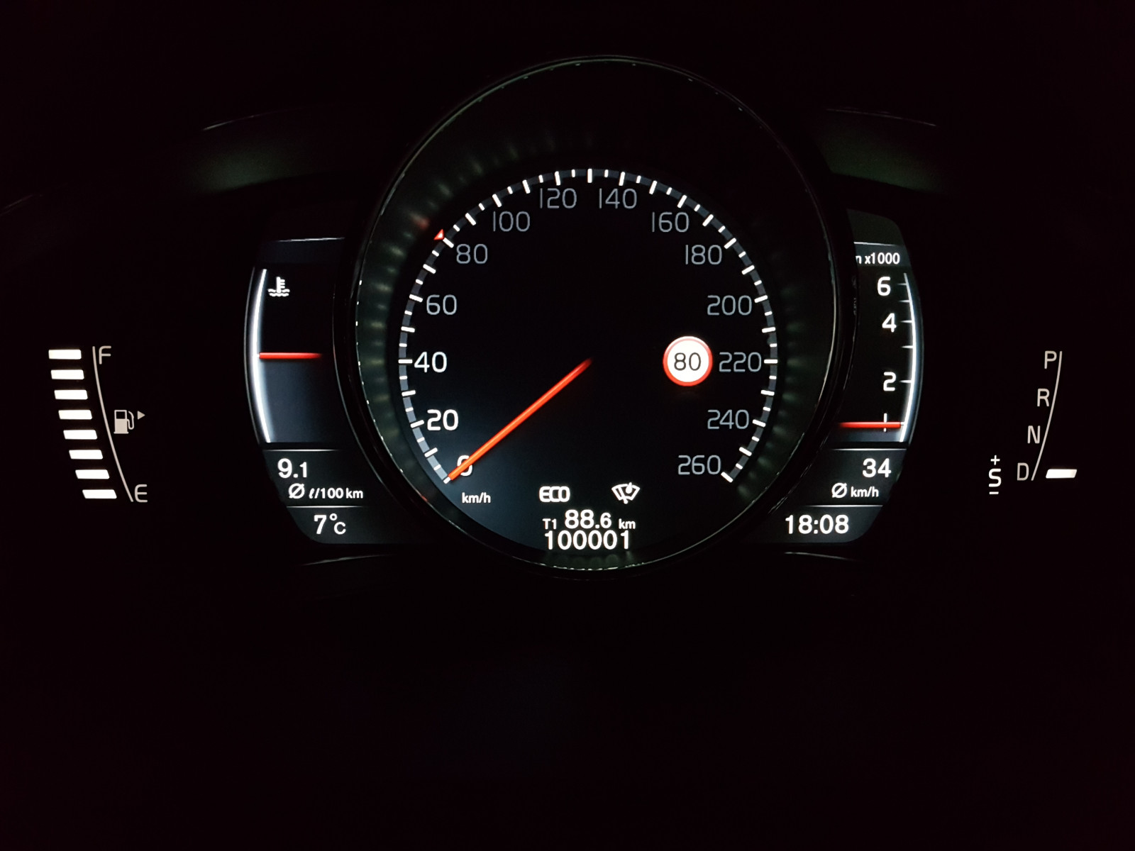 100'001 km