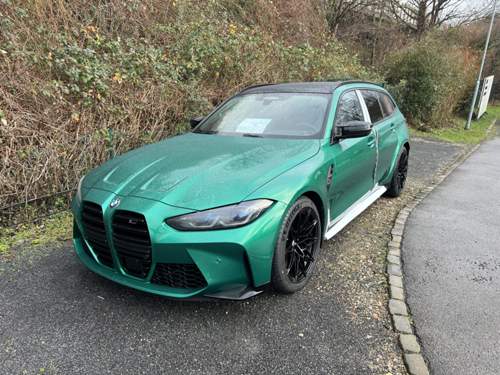 Grüner M3 Touring bei BMW Kohl in Aachen