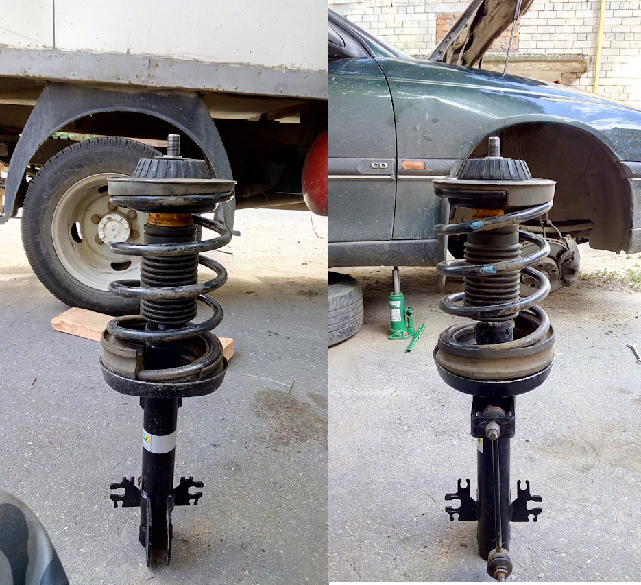 Omega B - 225/55 R16 Reifen zu Nah am vorderen Stoßdämpfer