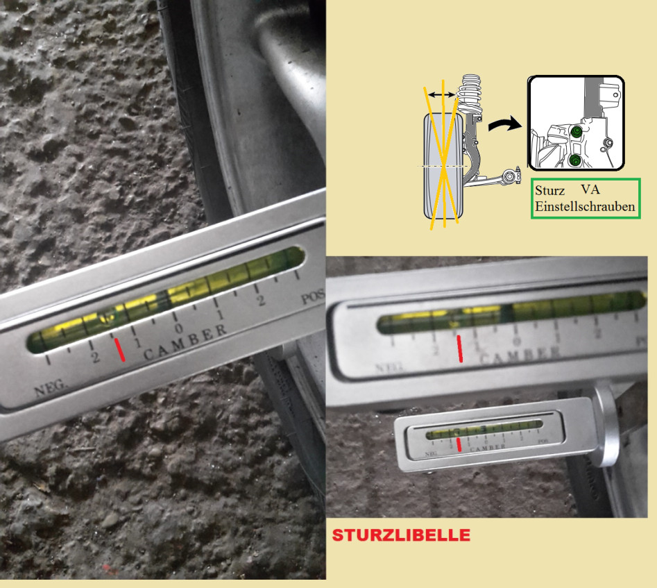 Omega B - 225/55 R16 Reifen zu Nah am vorderen Stoßdämpfer