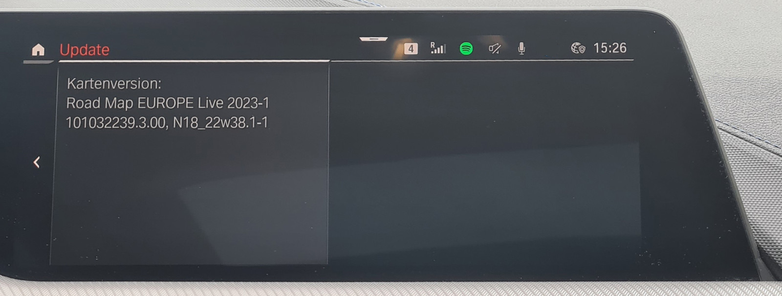 Kartenupdate Navigation