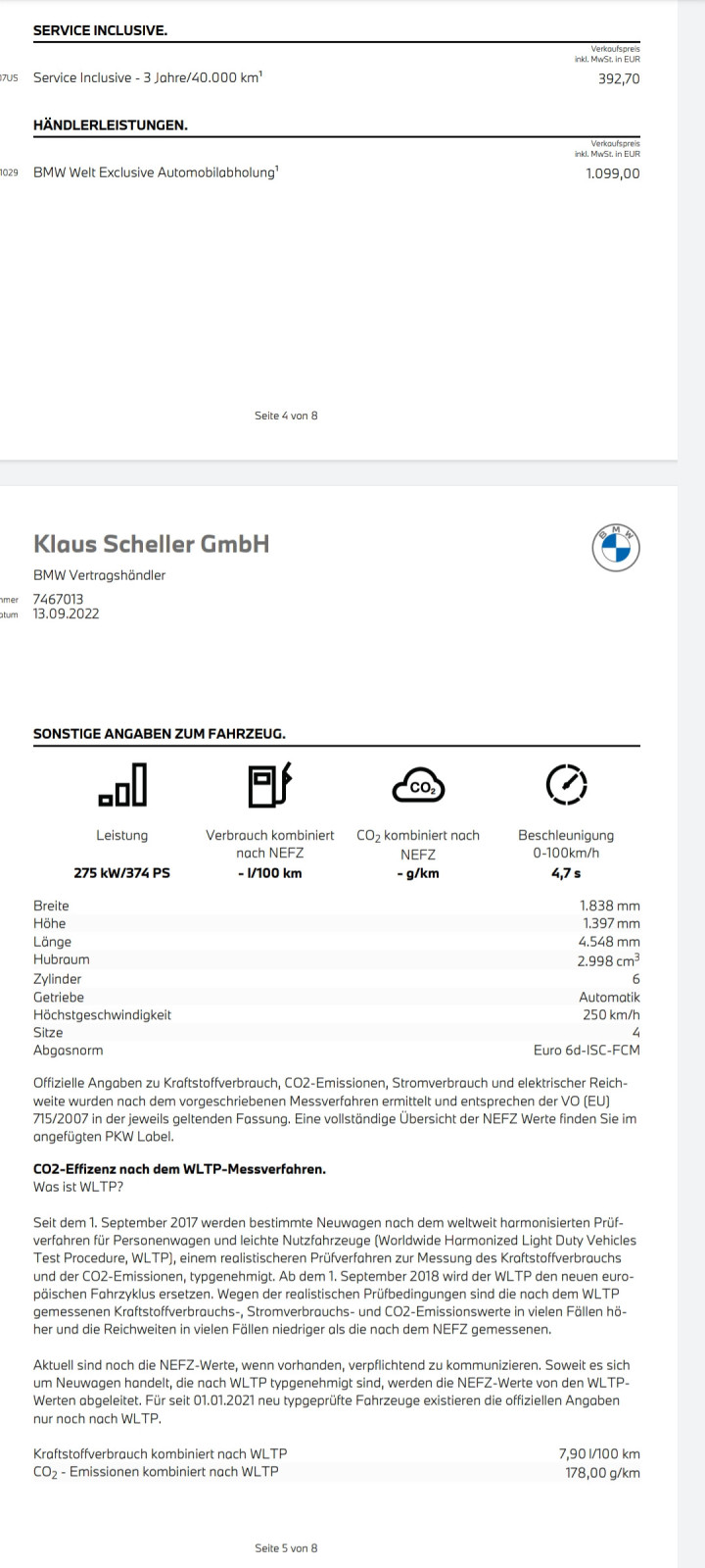 Auslieferung ab Hafen