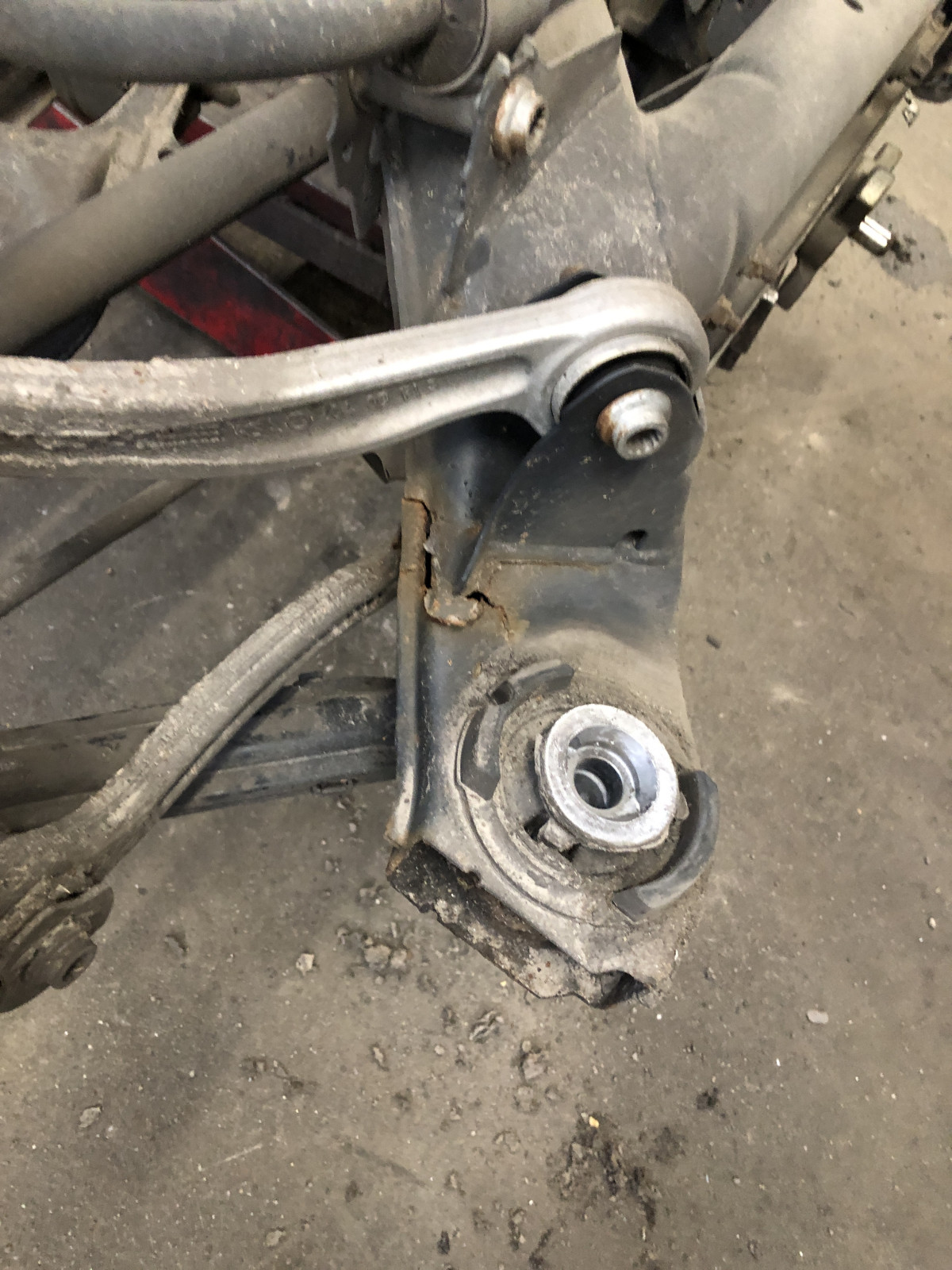 Hinterachse durchgerostet