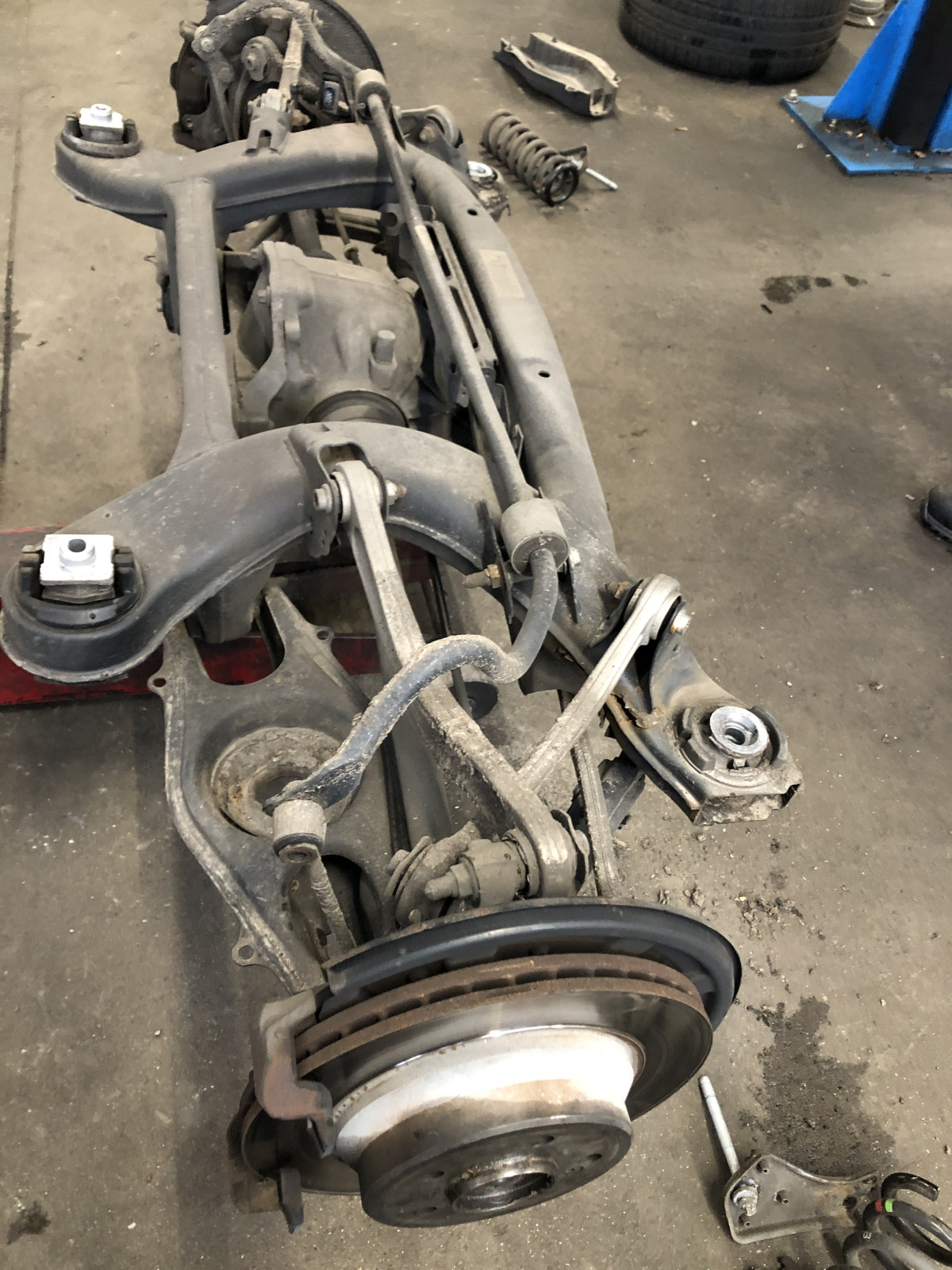 Hinterachse durchgerostet