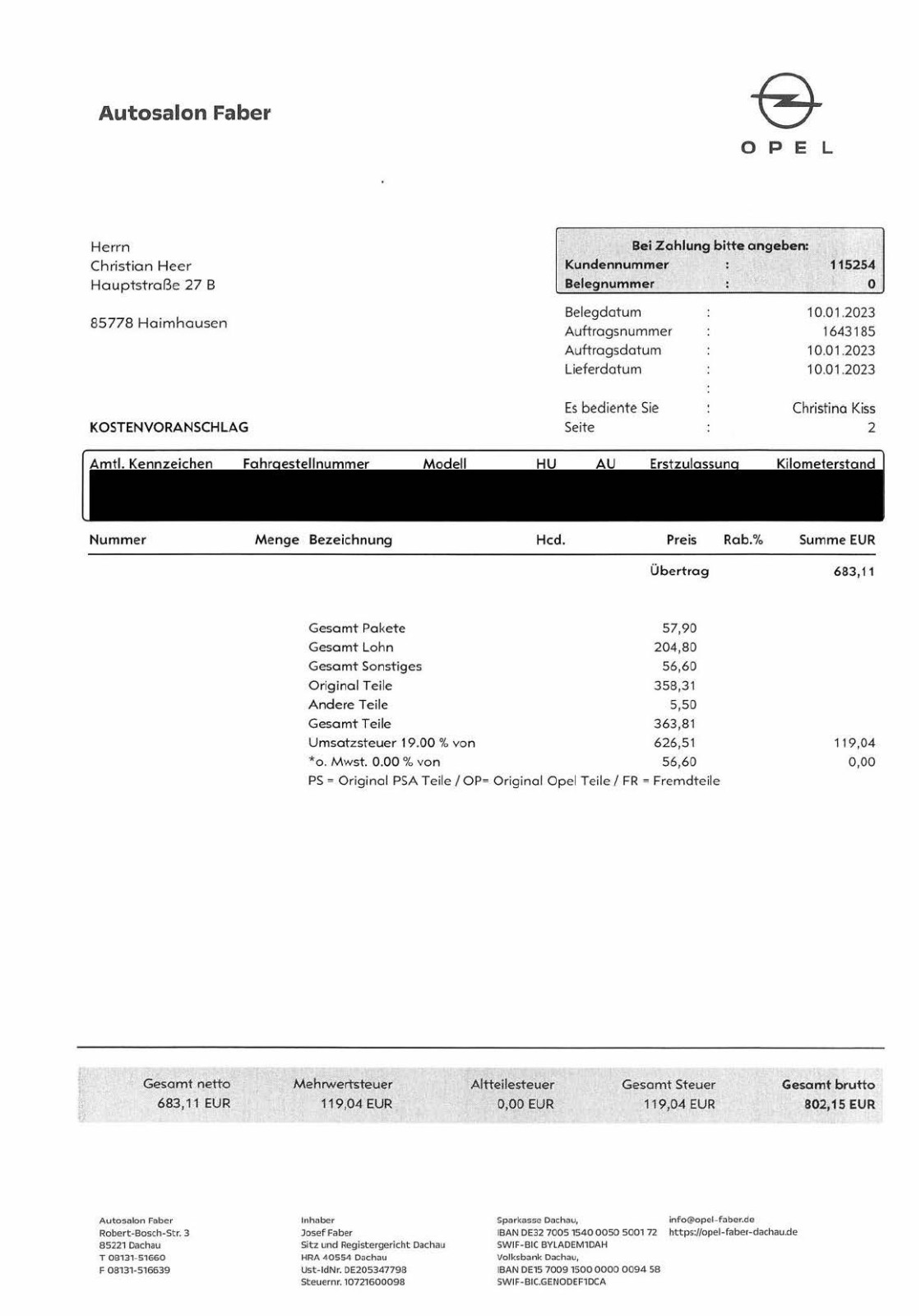 FlexCare / Service Plan