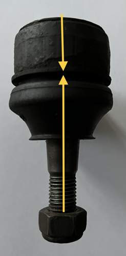 Spurstangenkopf gerade