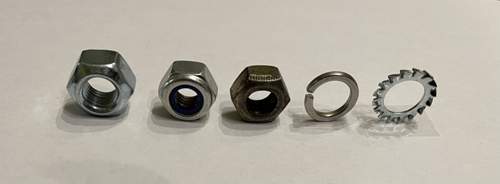 Sicherungsmuttern, Unterlegscheiben