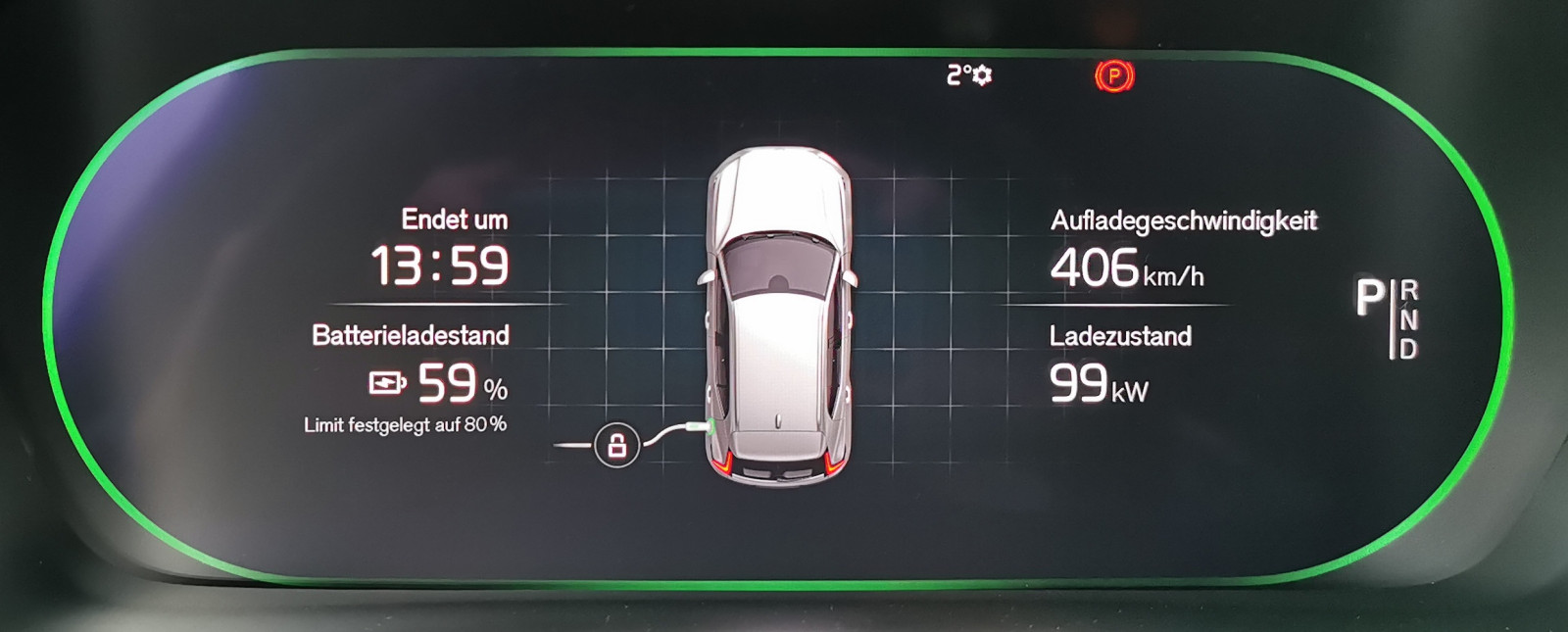 Ladeleistung erreicht keine 150kw